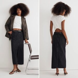 Madewell Denim Maxi Skirt